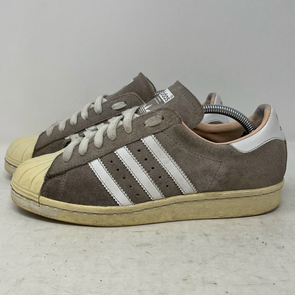 Adidas Original MI Superstar Shell Top Sneakers Womens 6.5 Grey